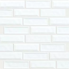 White Random Linear - ceramic tile